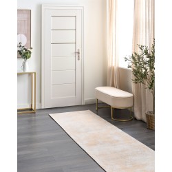 Dywan bawełniany 80 x 300 cm beżowy BEYKOZ