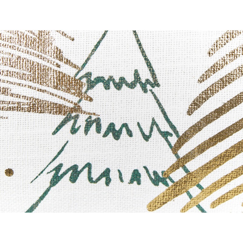 Zestaw 2 poduszek dekoracyjnych ANREDERA Bawełna 30 x 50 cm Biały Wzór świąteczny