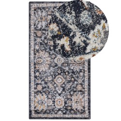 Dywan 80 x 150 cm niebiesko-beżowy MALISHKA