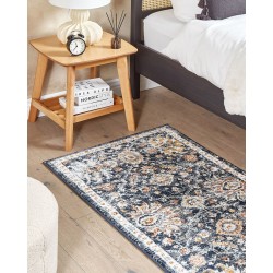 Dywan 80 x 150 cm niebiesko-beżowy MALISHKA