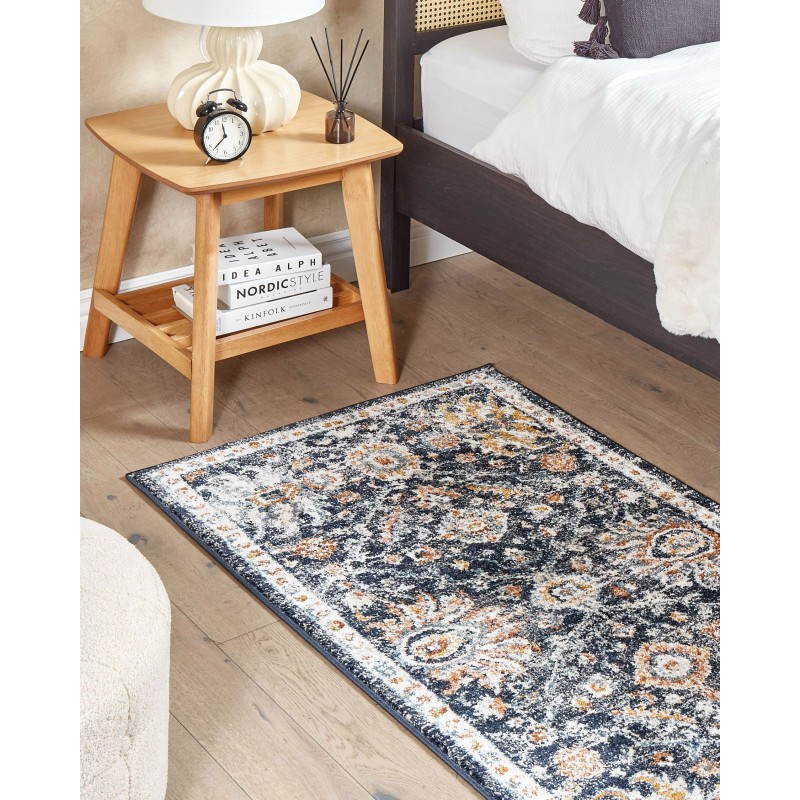 Dywan 80 x 150 cm niebiesko-beżowy MALISHKA