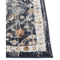 Dywan 80 x 150 cm niebiesko-beżowy MALISHKA