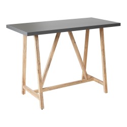 Stół ogrodowy TALAMONE 70 cm 140 cm Szary