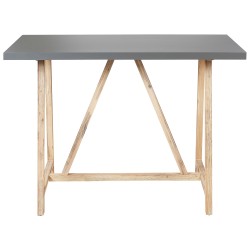 Stół ogrodowy TALAMONE 70 cm 140 cm Szary