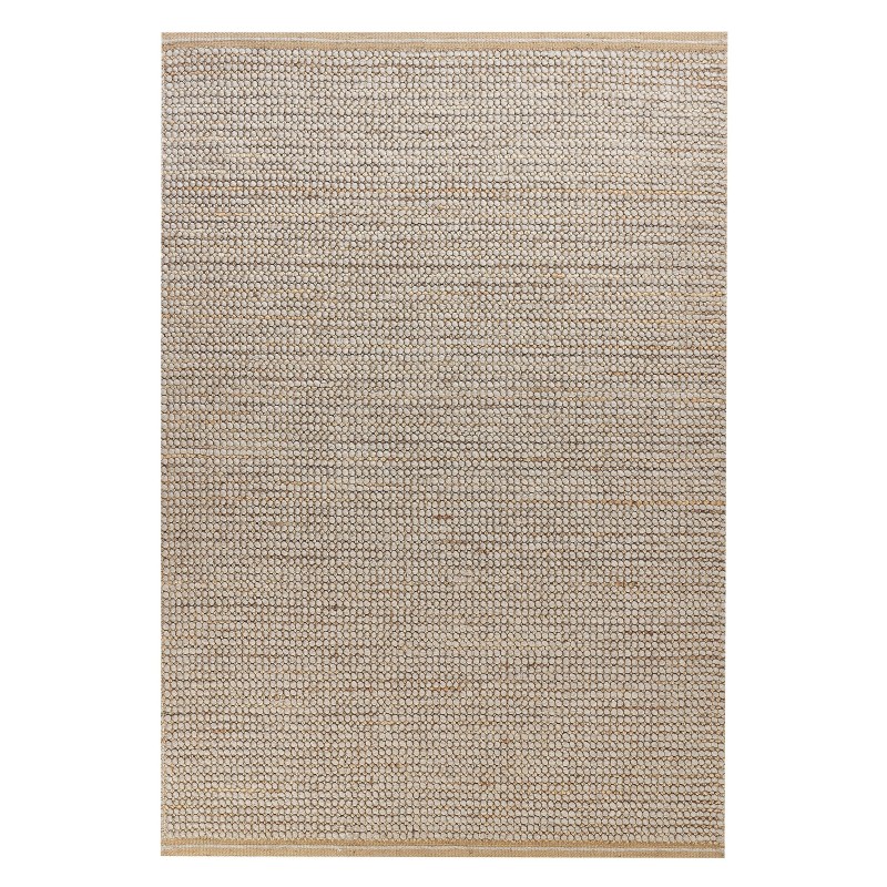 Dywan wełniany 140 x 200 cm beżowy BANOO