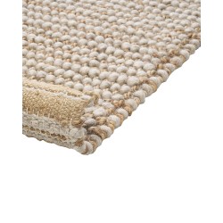 Dywan wełniany 140 x 200 cm beżowy BANOO