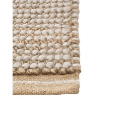 Dywan wełniany 140 x 200 cm beżowy BANOO