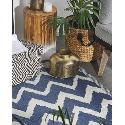 Dywan zewnętrzny 120 x 180 cm granatowy SIRSA