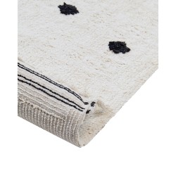 Dywan bawełniany 140 x 200 cm biały LAZA