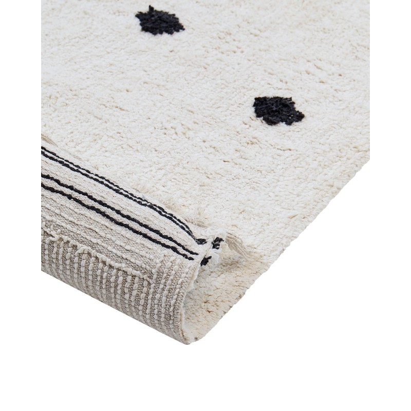 Dywan bawełniany 140 x 200 cm biały LAZA