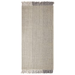 Dywan wełniany 80 x 150 cm szary TEKELER