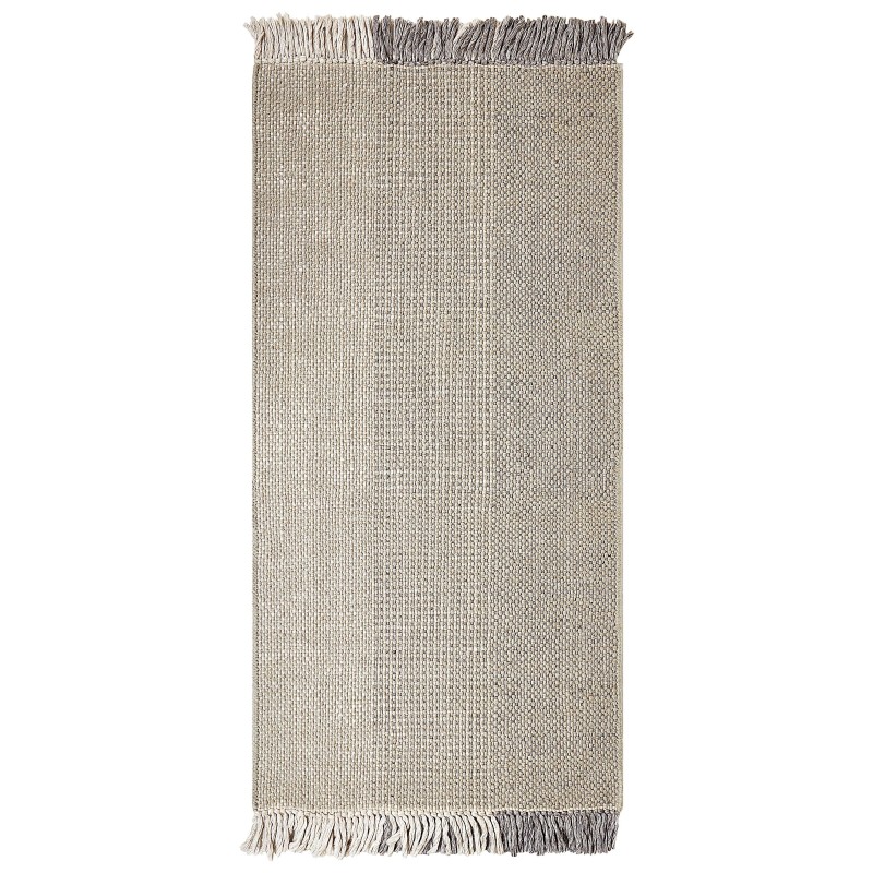 Dywan wełniany 80 x 150 cm szary TEKELER