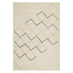 Dywan bawełniany 140 x 200 cm beżowy TEZPUR