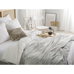 Koc SAITLER 200 x 220 cm Jasnoszary