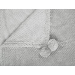 Koc SAITLER 200 x 220 cm Jasnoszary