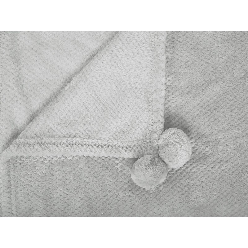 Koc SAITLER 200 x 220 cm Jasnoszary