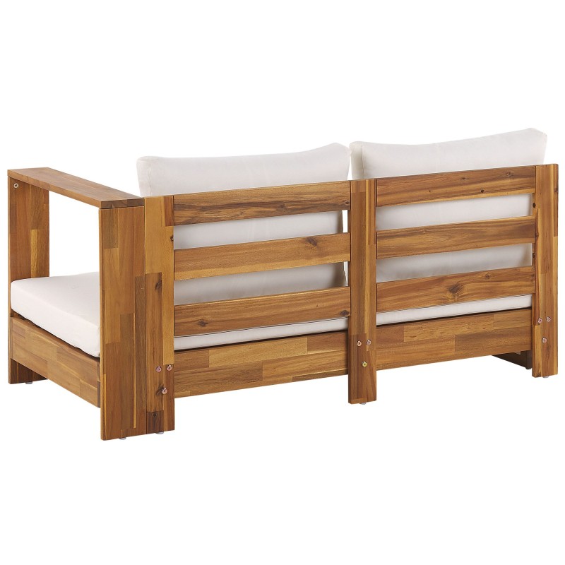 Narożnik ogrodowy dla 5 osób MARETTIMO Lewostronny Certyfikowane drewno akacjowe Brązowy