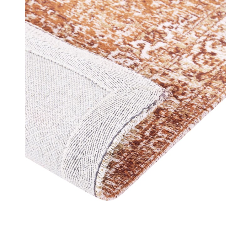 Dywan bawełniany 160 x 230 cm pomarańczowy HAYAT