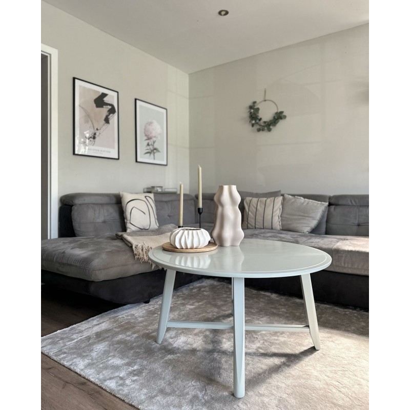 Dywan z wiskozy 160 x 230 cm jasnoszary GESI II