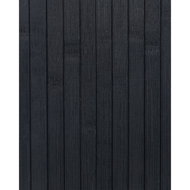 Kosz bambusowy z pokrywą czarny MATARA