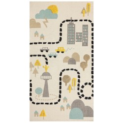 Dywan dziecięcy bawełniany 80 x 150 cm wielokolorowy SAZAK