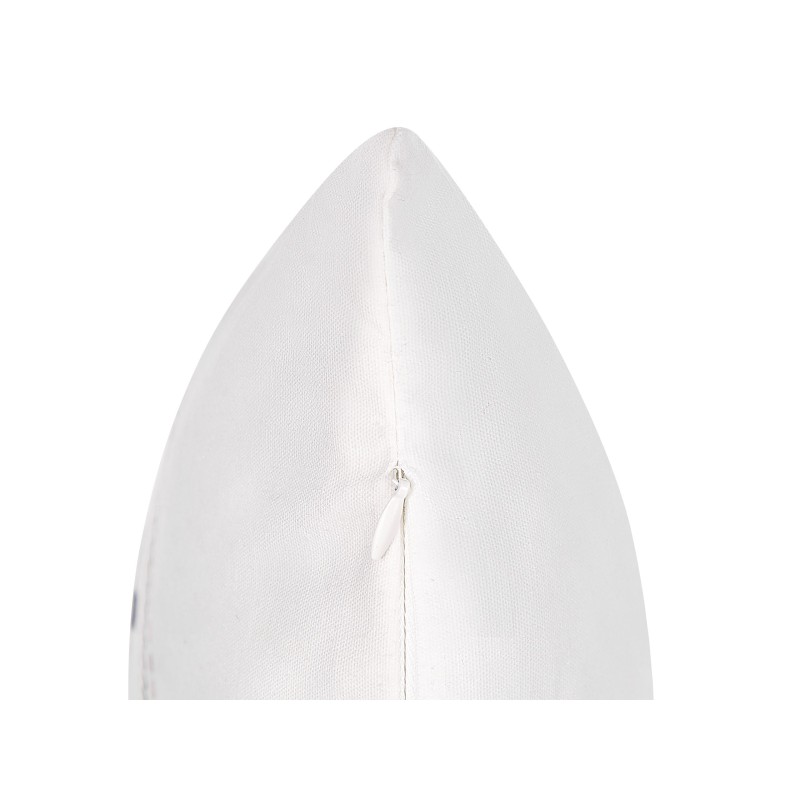 Zestaw 2 poduszek dekoracyjnych DONNER Bawełna 45 x 45 cm Biały Wzór świąteczny