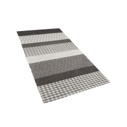 Dywan wełniany 80 x 150 cm szary AKKAYA