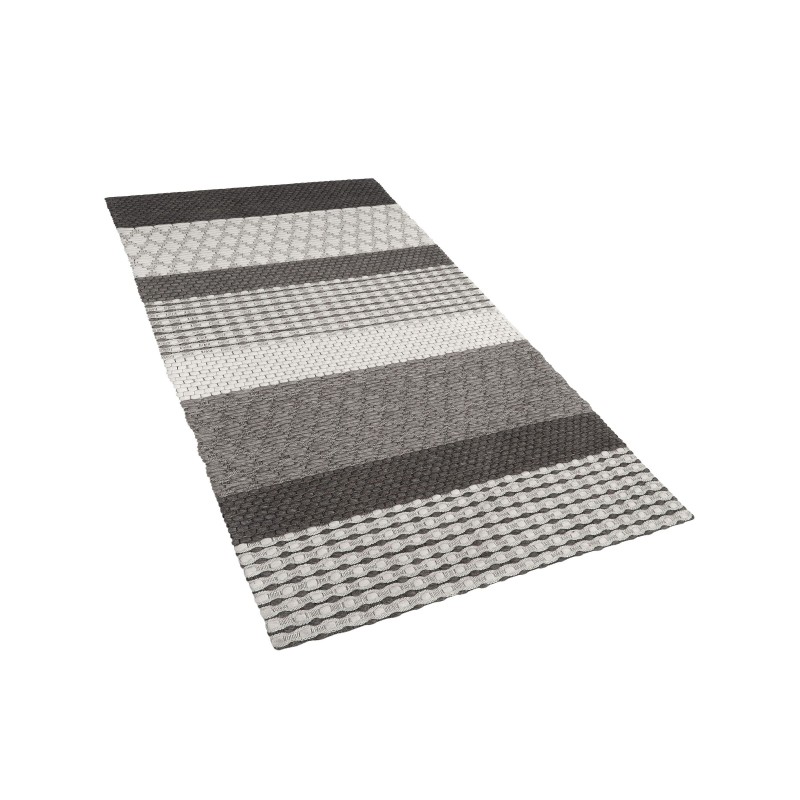 Dywan wełniany 80 x 150 cm szary AKKAYA