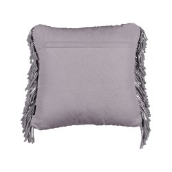 Zestaw 2 poduszek dekoracyjnych BESHAM Bawełna 45 x 45 cm Szary Wzór geometryczny