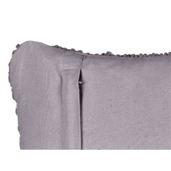 Zestaw 2 poduszek dekoracyjnych BESHAM Bawełna 45 x 45 cm Szary Wzór geometryczny