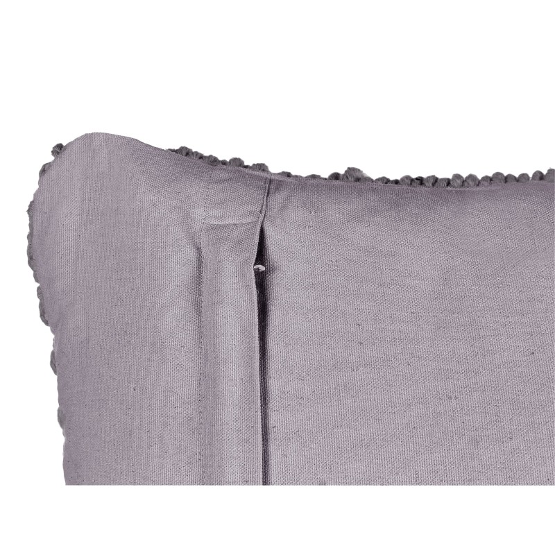 Zestaw 2 poduszek dekoracyjnych BESHAM Bawełna 45 x 45 cm Szary Wzór geometryczny