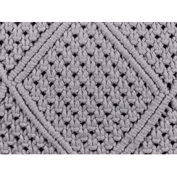 Zestaw 2 poduszek dekoracyjnych BESHAM Bawełna 45 x 45 cm Szary Wzór geometryczny