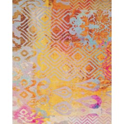 Dywan 80 x 150 cm wielokolorowy ISPARTA