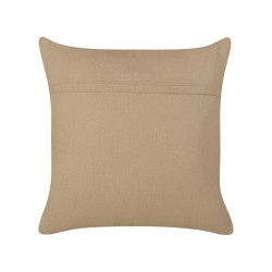 Zestaw 2 poduszek dekoracyjnych COLLOMIA Boucle 45 x 45 cm Beżowy Wzór geometryczny