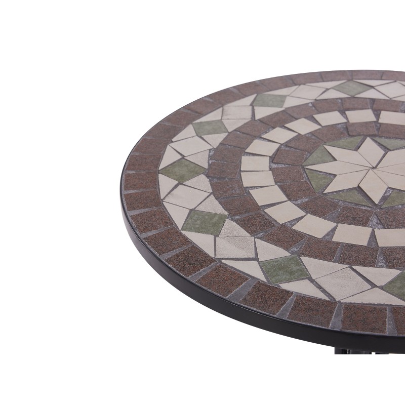 Stolik bistro CARIATI 60 cm 60 cm Czarny