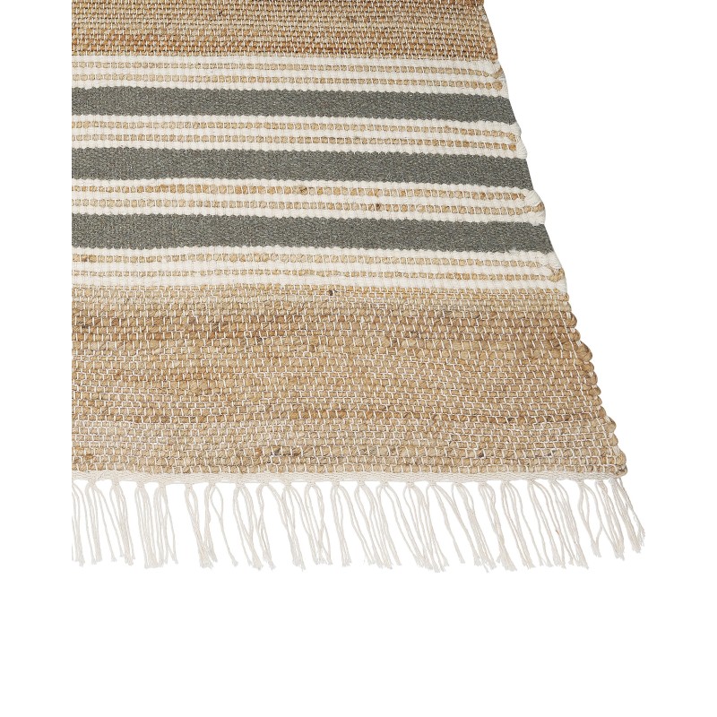 Dywan z juty 80 x 150 cm beżowo-szary MIRZA