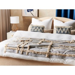 Koc HOSPET Bawełna 130 x 180 cm Szary