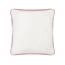 Zestaw 2 poduszek dekoracyjnych PERIWINKLE Bawełna 45 x 45 cm Biały W serca