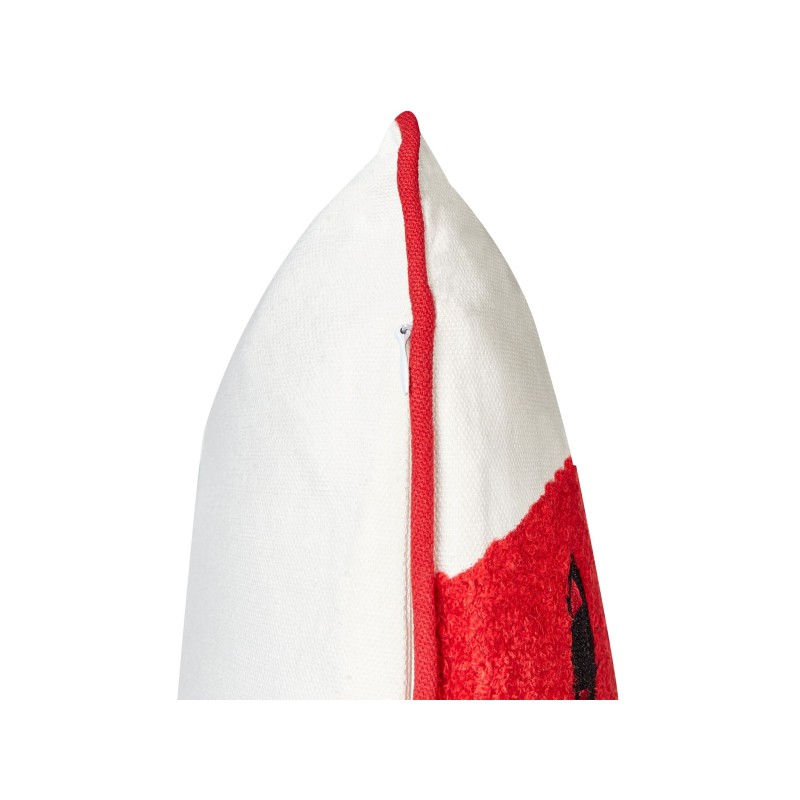 Zestaw 2 poduszek dekoracyjnych PERIWINKLE Bawełna 45 x 45 cm Biały W serca