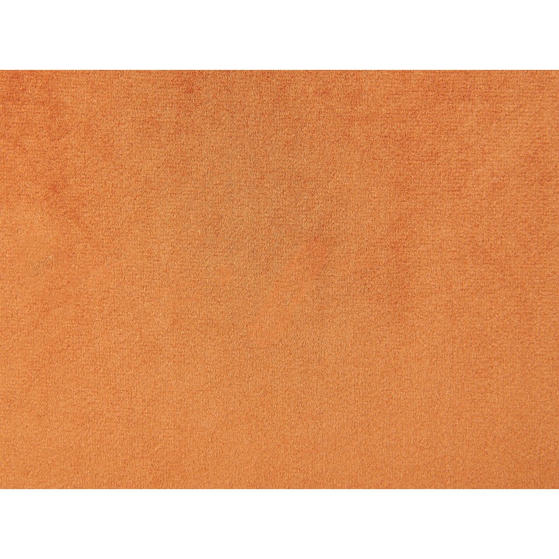 Zestaw 2 poduszek dekoracyjnych AERANGIS Welur 45 x 45 cm Pomarańczowy Jednolity