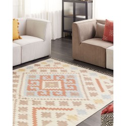 Dywan bawełniany kilim 200 x 300 cm wielokolorowy ATAN