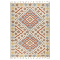 Dywan bawełniany kilim 200 x 300 cm wielokolorowy ATAN