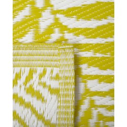 Dywan zewnętrzny 120 x 180 cm żółty KOTA