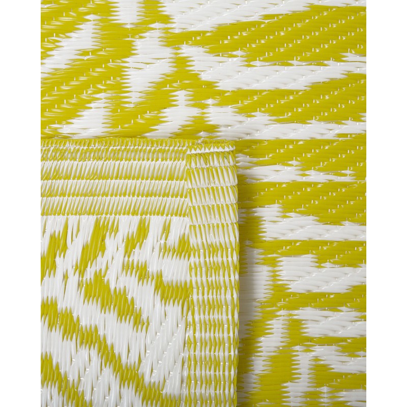 Dywan zewnętrzny 120 x 180 cm żółty KOTA