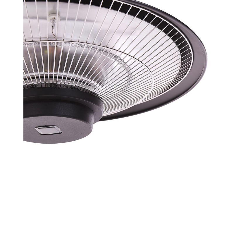 Promiennik na podczerwień wiszący MERAPI 1500 W Z pilotem Czarny