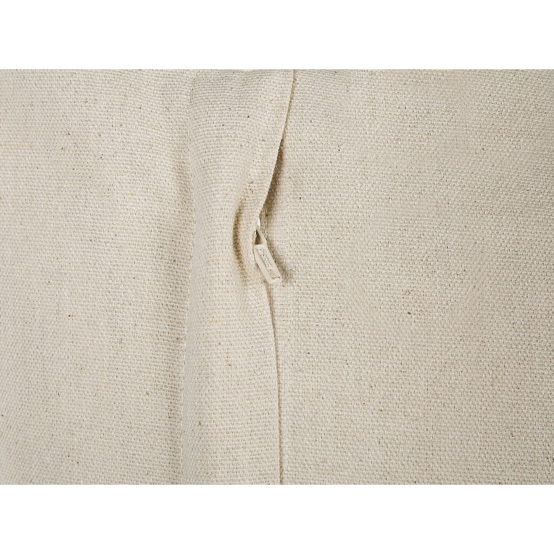 Zestaw 2 poduszek dekoracyjnych ALOCASIA Bawełna 45 x 45 cm Beżowy Wzór geometryczny