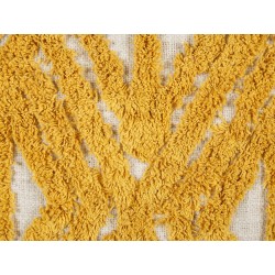 Zestaw 2 poduszek dekoracyjnych ALCEA Bawełna 45 x 45 cm Żółty Wzór geometryczny