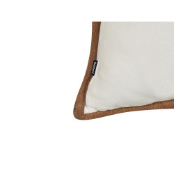 Zestaw 2 poduszek dekoracyjnych IANTHE Bawełna 45 x 45 cm Złamana biel Jednolity