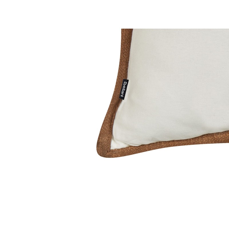 Zestaw 2 poduszek dekoracyjnych IANTHE Bawełna 45 x 45 cm Złamana biel Jednolity