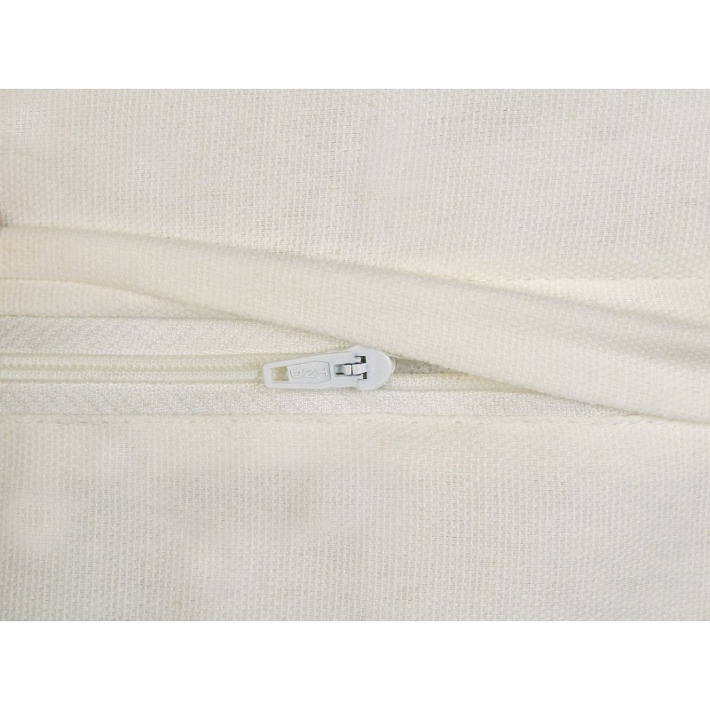 Zestaw 2 poduszek dekoracyjnych IANTHE Bawełna 45 x 45 cm Złamana biel Jednolity